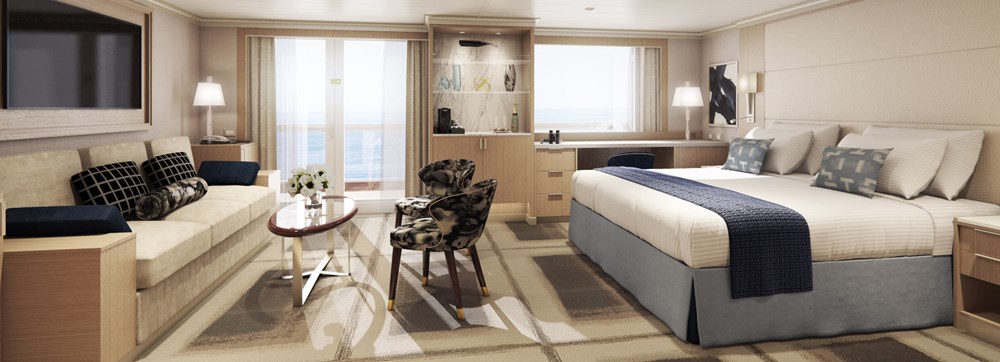 Bezoek de suite van een cruiseschip op Oostende voor Anker